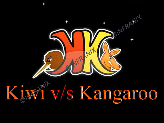 Kiwi v/s Kangaroo